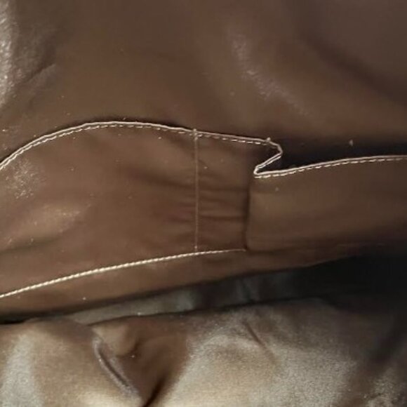 Coach Laura Signature Jacquard and Metallic Gold Leather Trim Tote NWT New - Picture 8 of 14